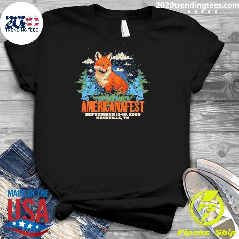 Americanafest 2026 Merch Nashville TN From September 15-19 2026 Shirt