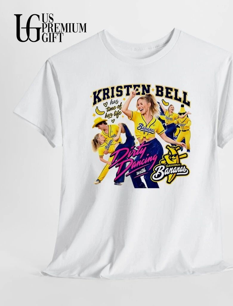 Kristen Bell Time of Her Life Dirty Dancing with Savannah Bananas shirt