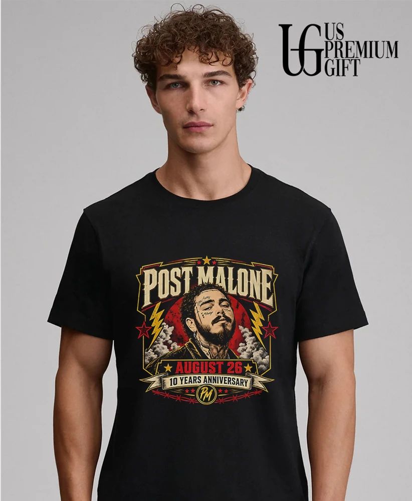 Post And Malone August 26 10 Years Anniversary shirt