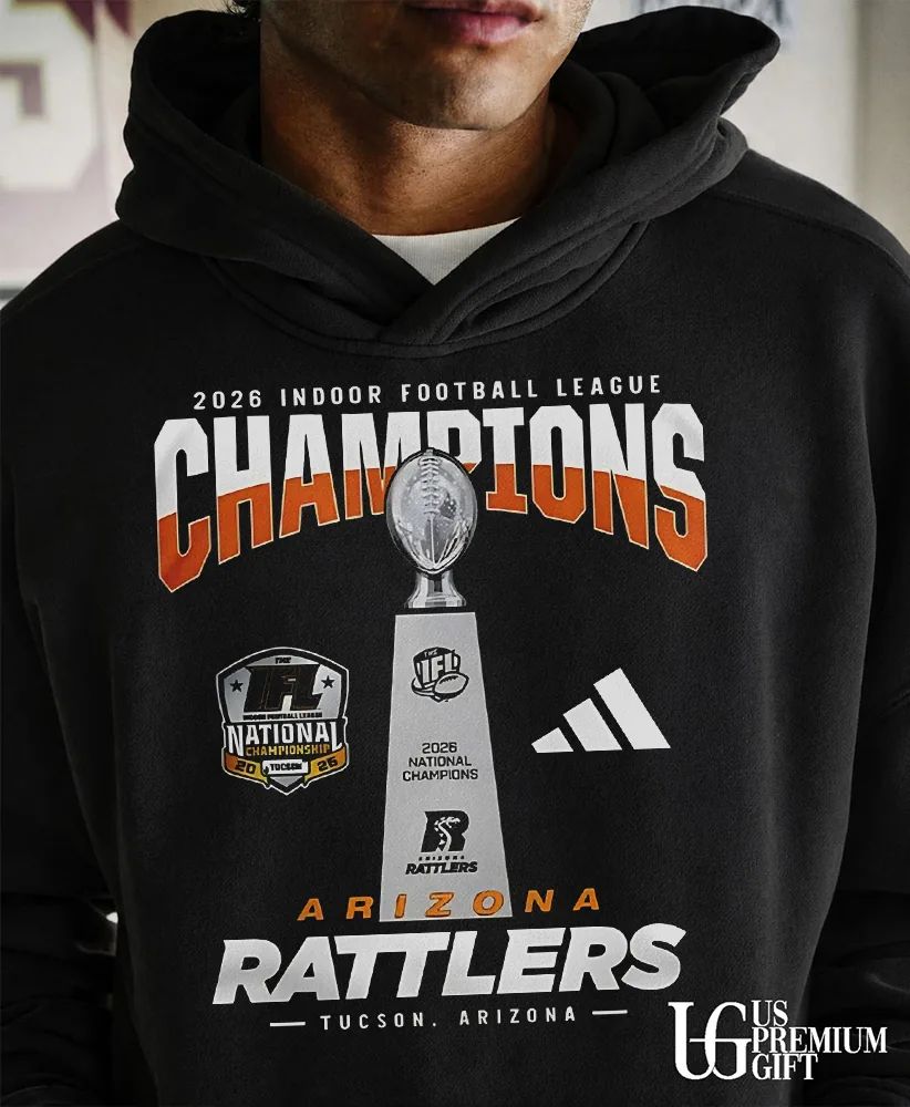 2026 Arizona Rattlers Indoor Football League National Champions trophy T-shirt