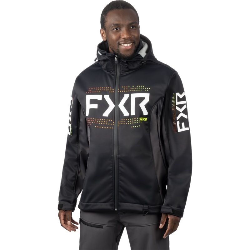 FXR Helium Softshell Jacket Black / Inferno