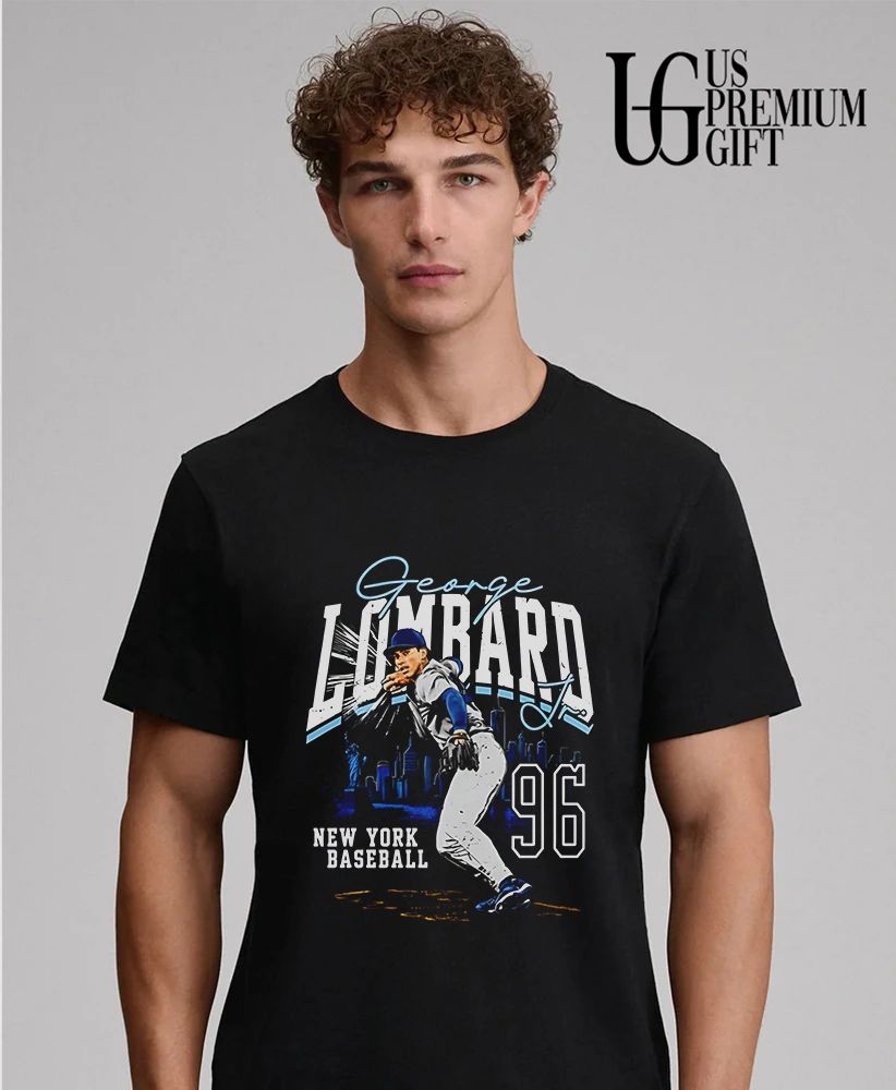 George Lombard Jr New York Yankees Baseball 96 Distressed shirt