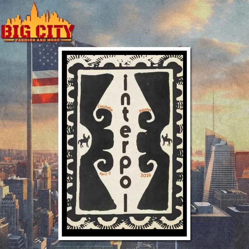 Interpol April 11 2026 In Indio CA Poster Shirt