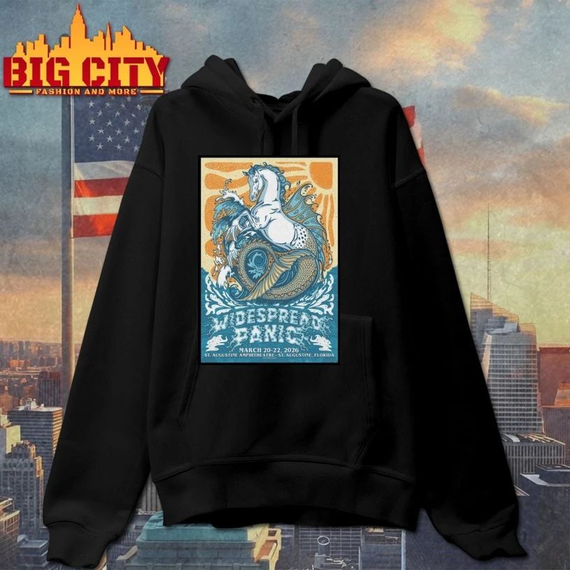 Widespread Panic Mar 20-22 2026 St. Augustine Poster T-shirt