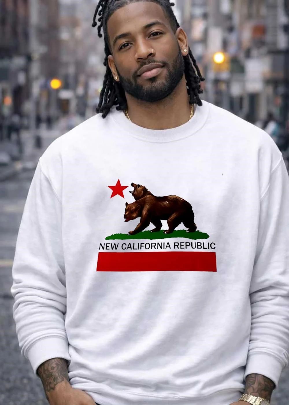 Two Headed Bear New California Republic T-Shirt