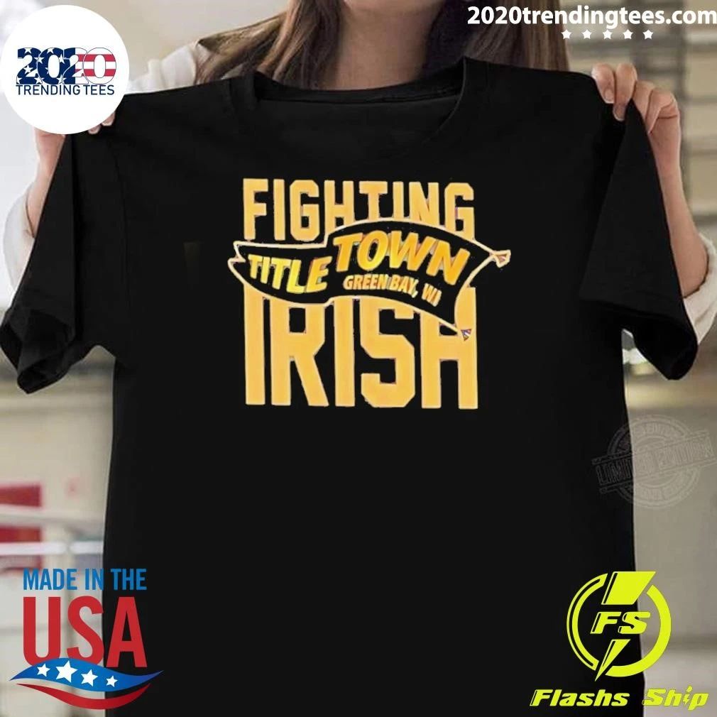 Notre Dame Fighting Irish 2026 Title Town Graphic Shirt
