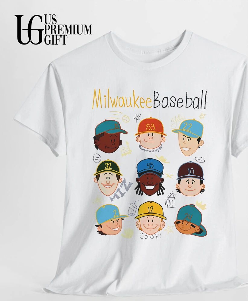 Milwaukee player baseball kids funny shirt