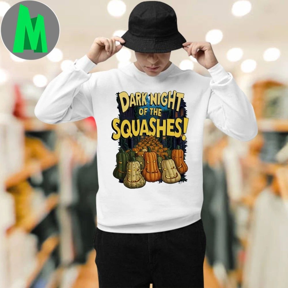 Dark Night Of The Squashes Forgotten Gourds Halloween 2025 T-Shirt
