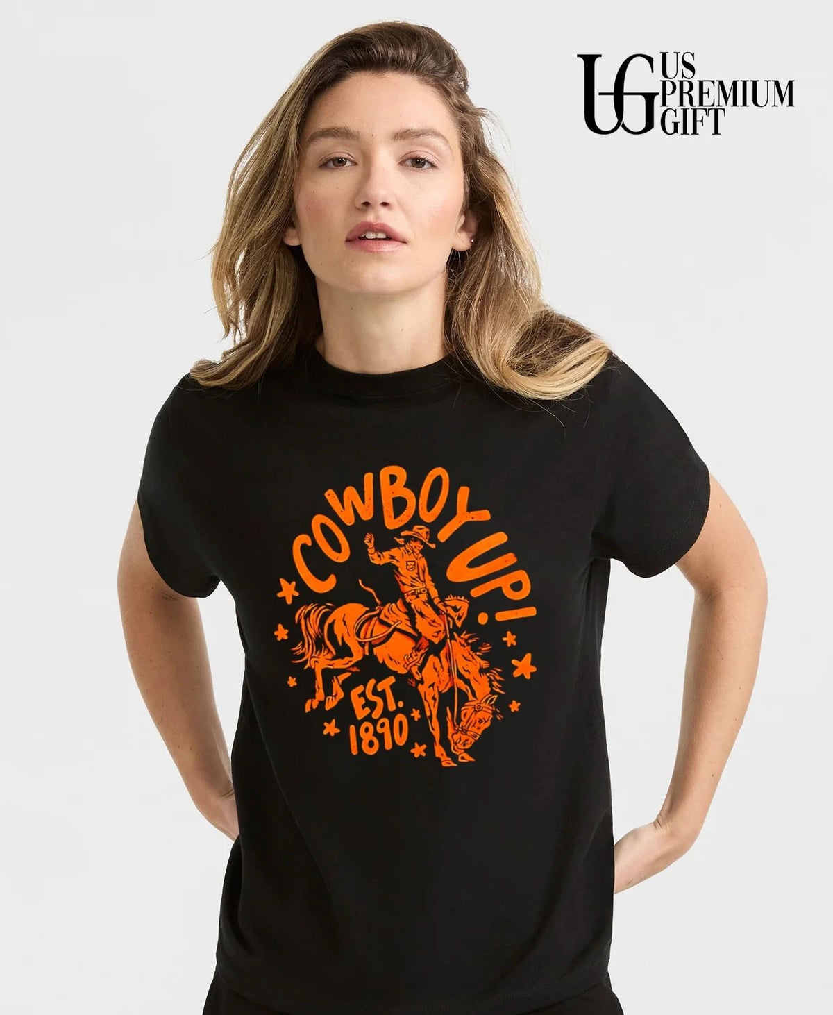 Rodeo Bucking Bronco Cowboy Up Est 1890 shirt