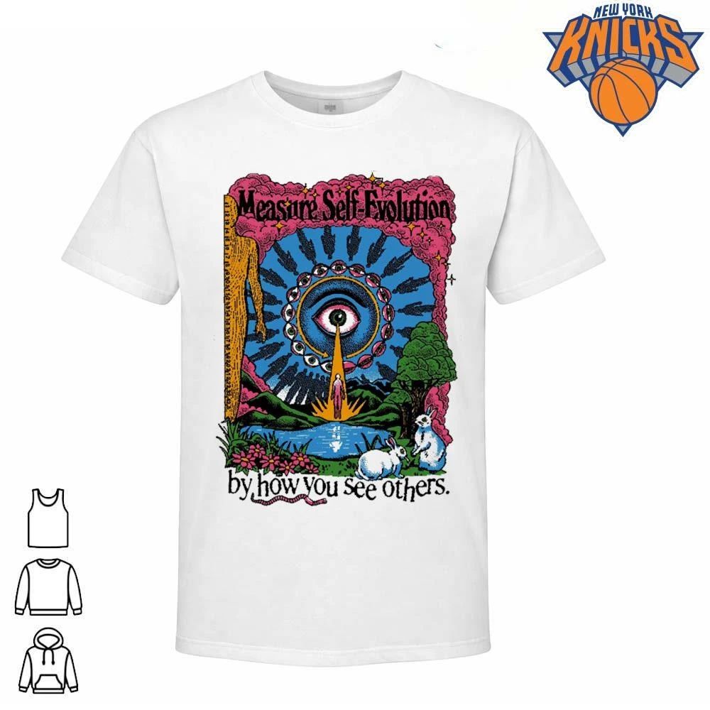 Psychedelic Measure Self Evolution Eye Surreal Spiritual Aesthetic Trippy Retro Graphic Shirt
