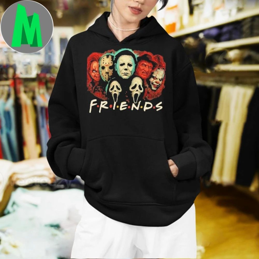 Horror Movie Parody Friends Inspired Halloween 2025 Shirt