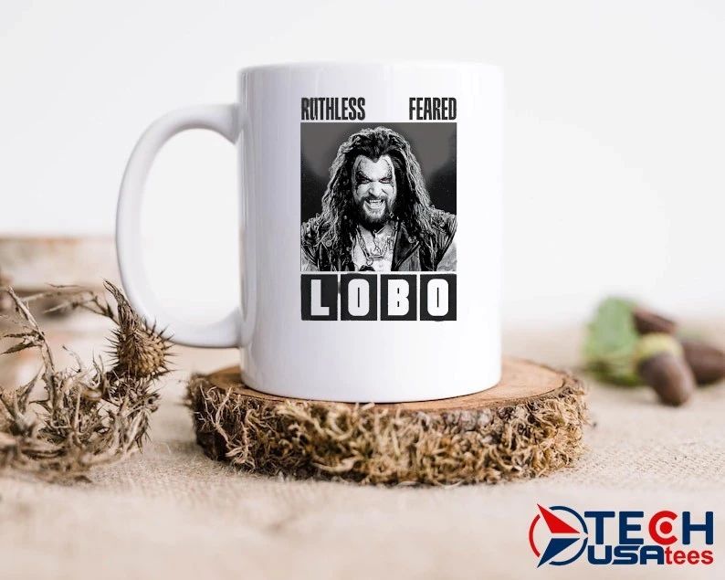 Lobo Ruthless Feared B and W shirt