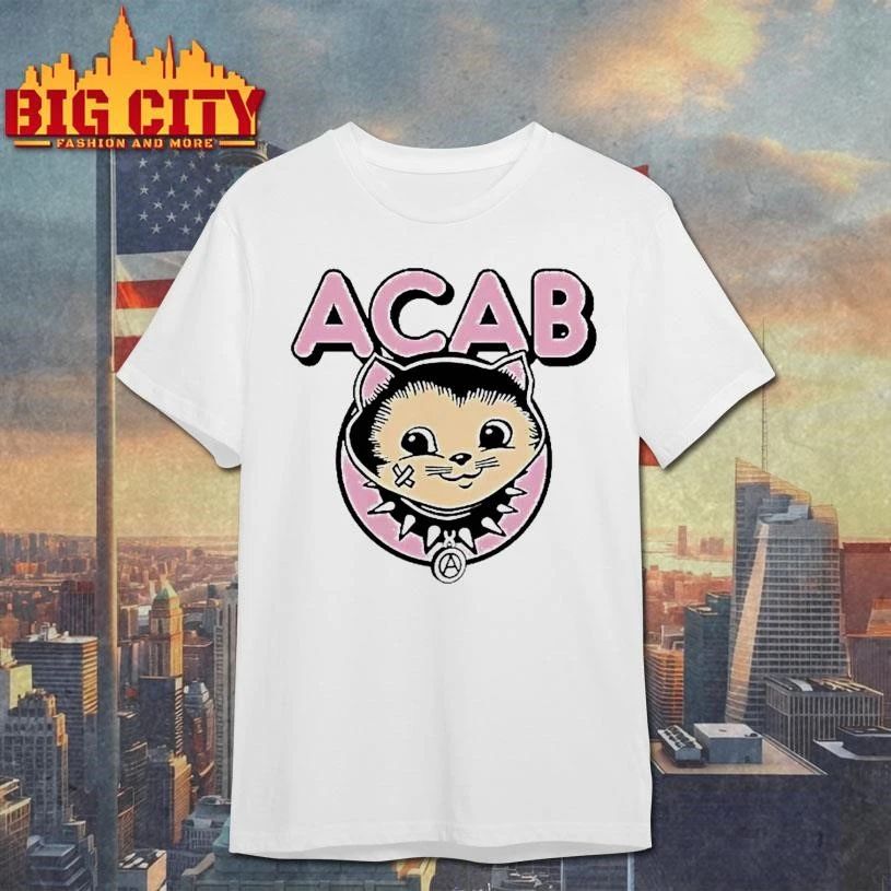 Acab Cat Graphic Cute Shirt