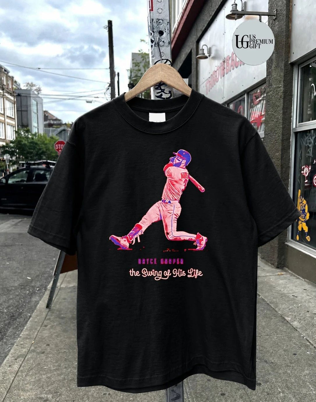 The Swing Of His Life Bryce Harper Philadelphia Phillies baseball signature shirt