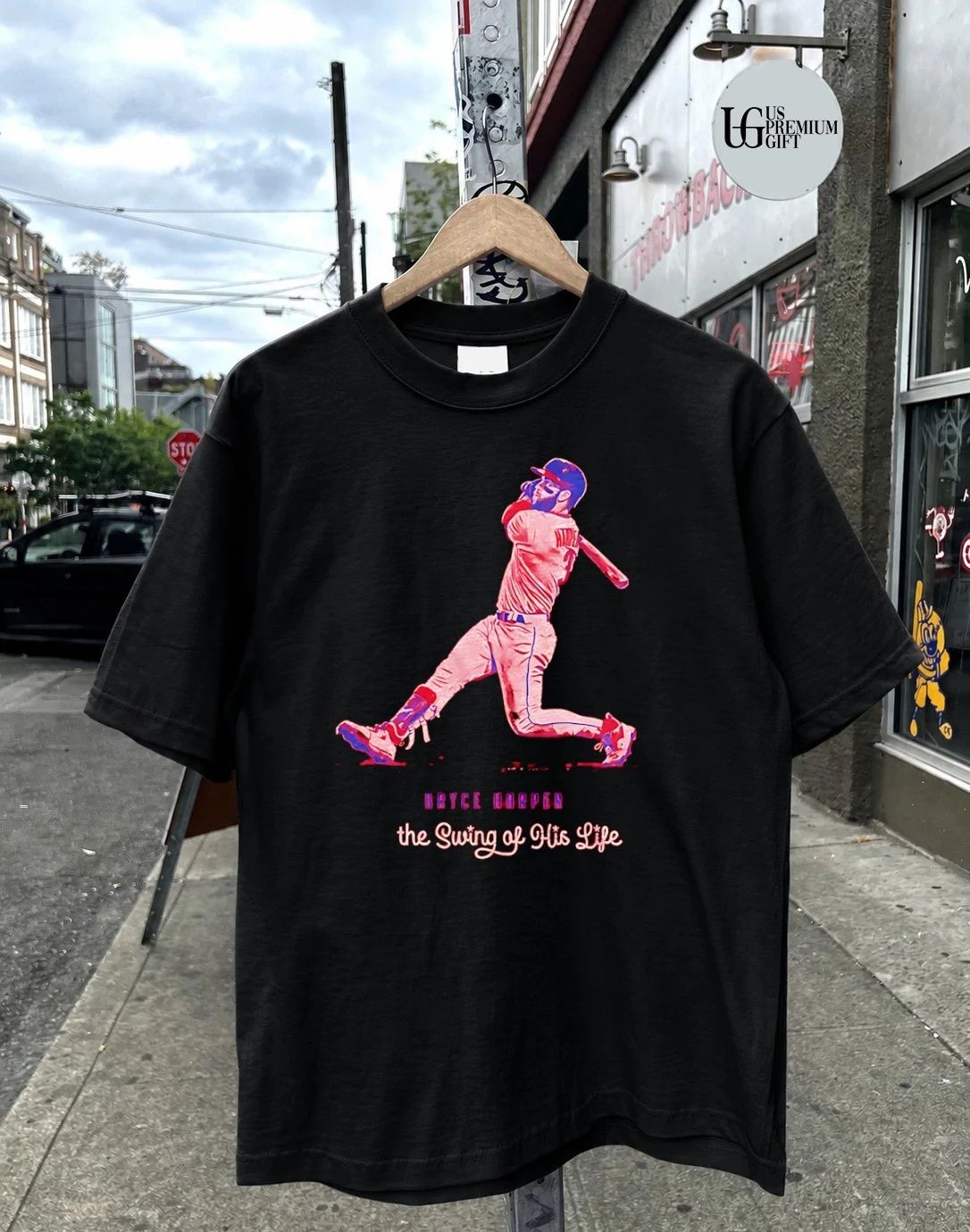 The Swing Of His Life Bryce Harper Philadelphia Phillies baseball signature shirt