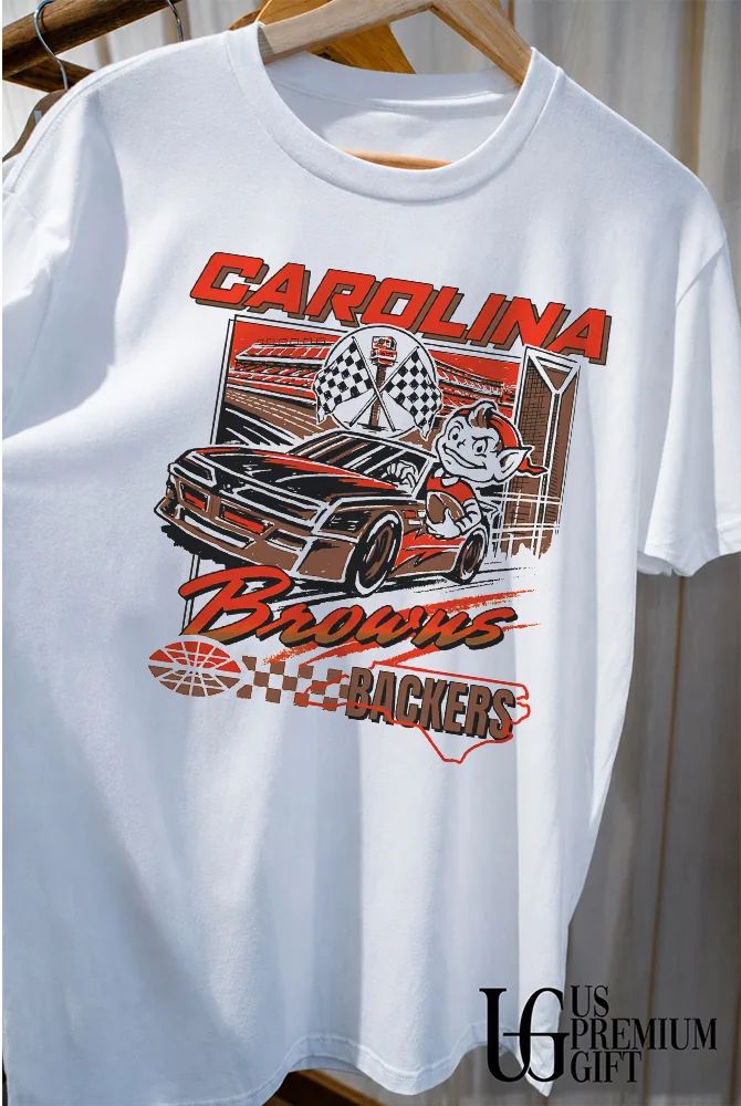 Carolina Browns Backers racing graphic shirt