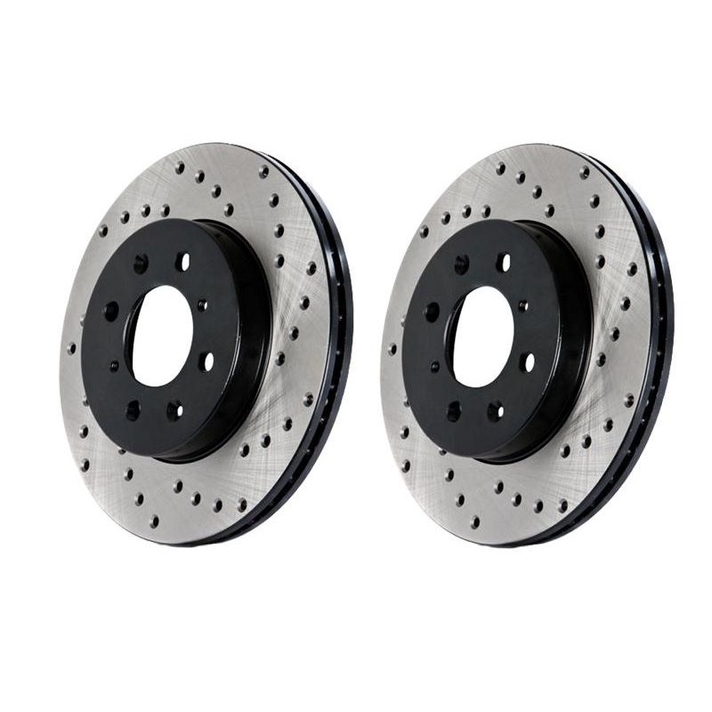 Centric 08-09 Lexus IS-F Drilled Rear Rotor