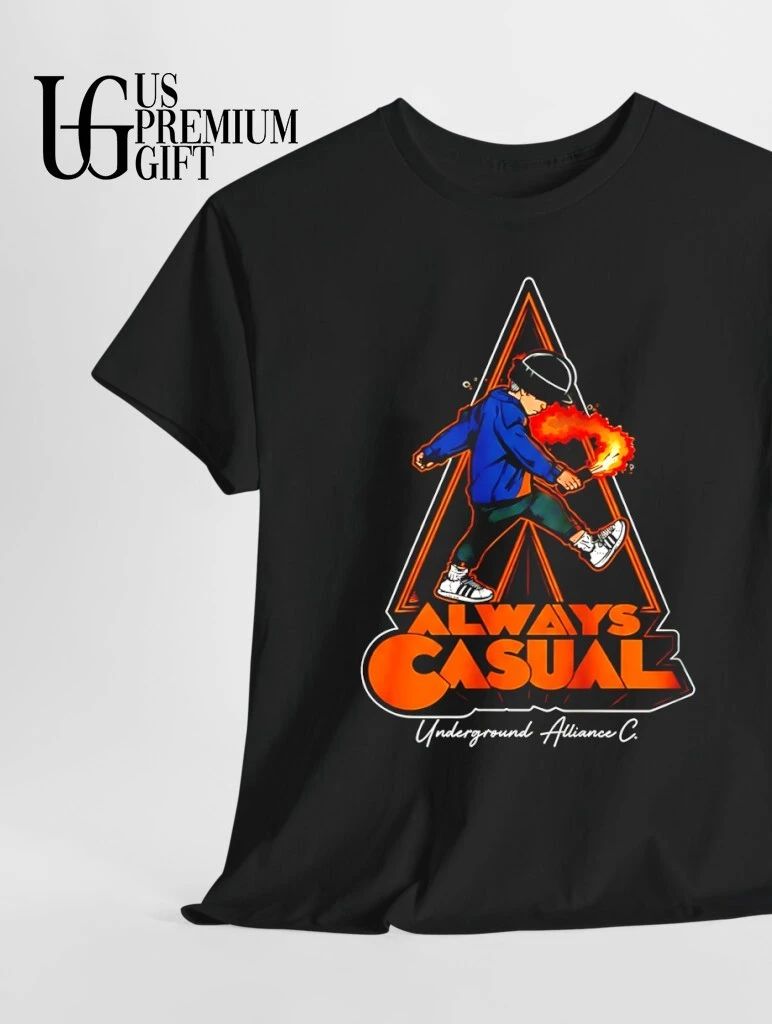 Football Casual Ultras Always Casual Underground Alliance C shirt