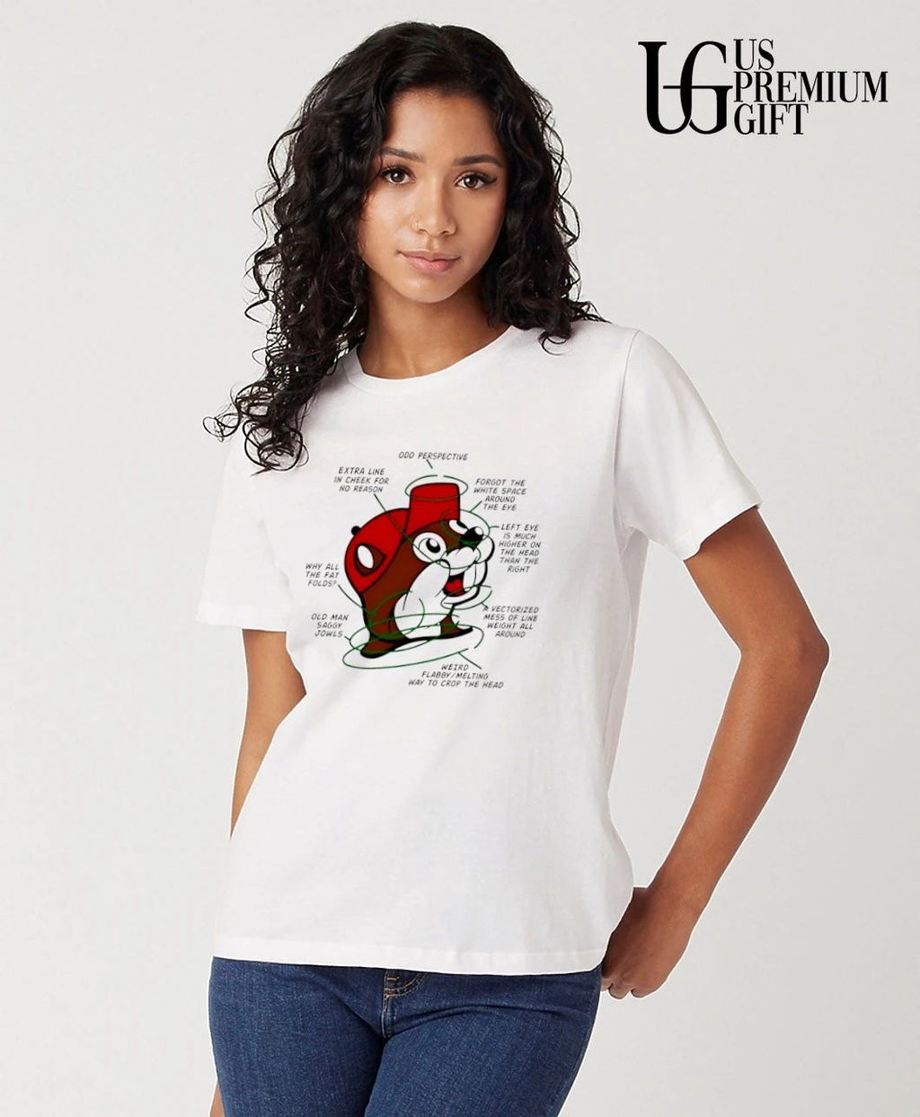 Buc-Ee’s Odd Perspective Vectorized Mess Critique shirt