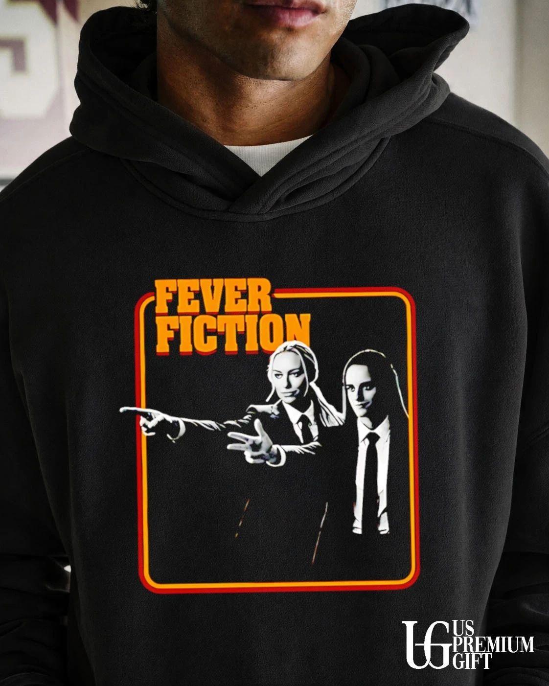 Fever Fiction Sophie Cunningham Caitlin Clark Pulp Fiction shirt