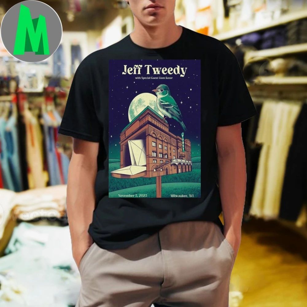 Jeff Tweedy Event Nov 5 2025 The Pabst Theater Poster Shirt