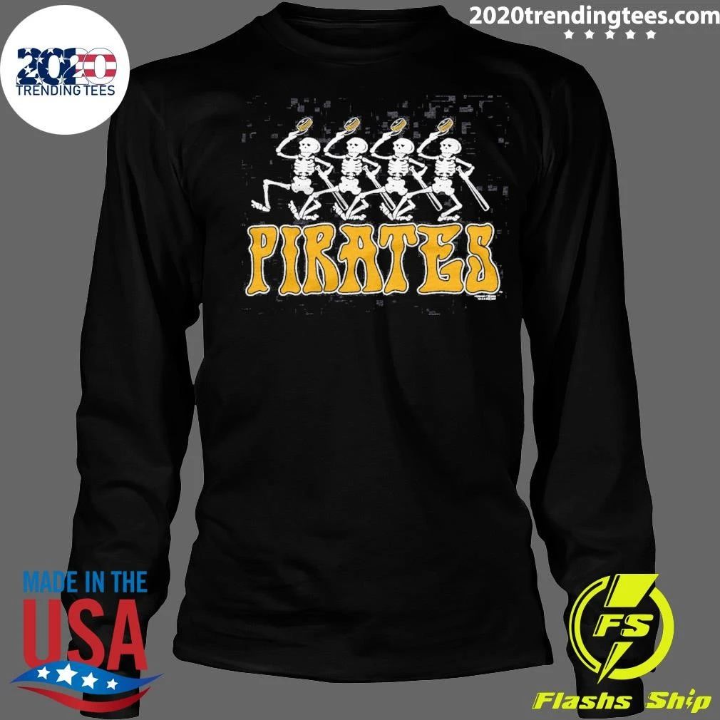 MLB Skeleton Grateful Dead Pirates Shirt