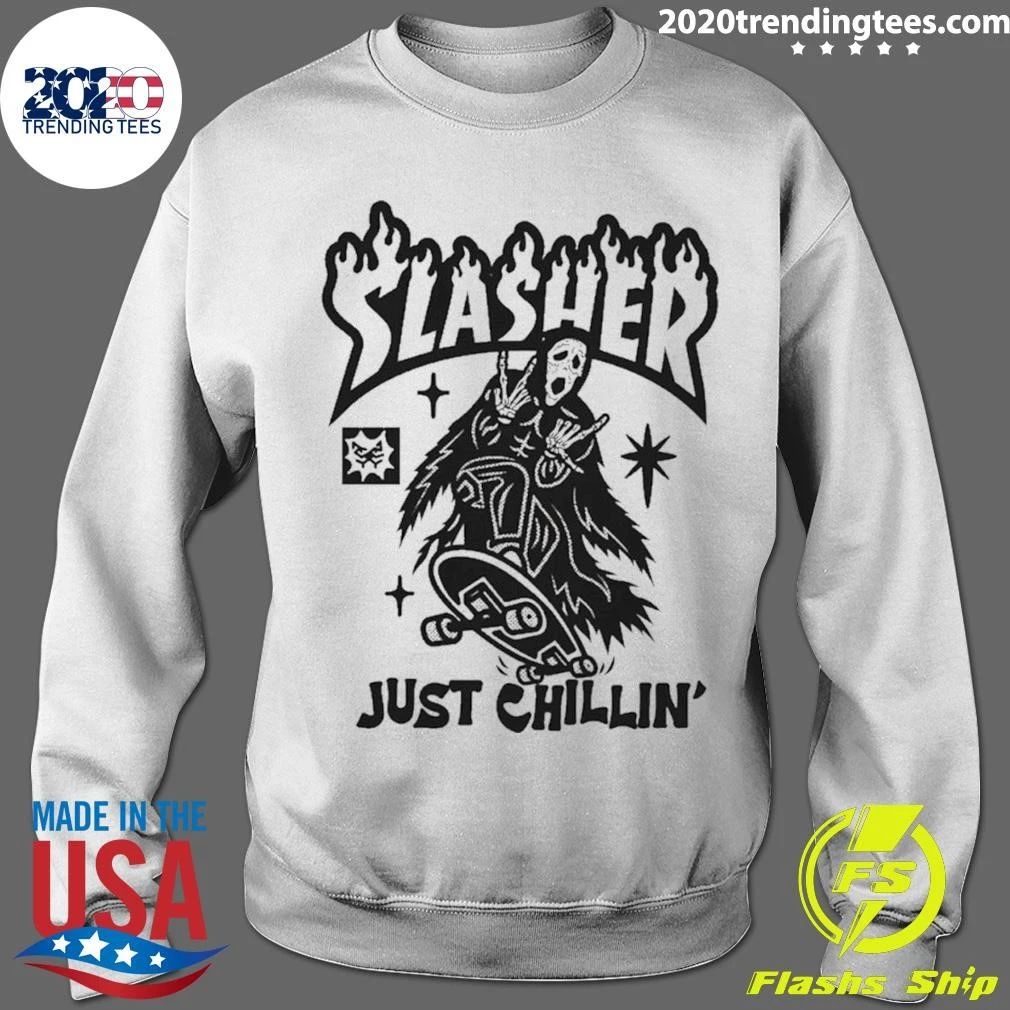 Slasher Just Chillin’ Ghostface Scream Shirt