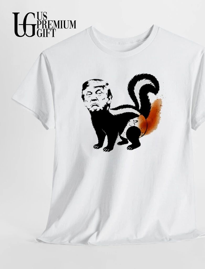 Donald Trump skunk caricature shirt