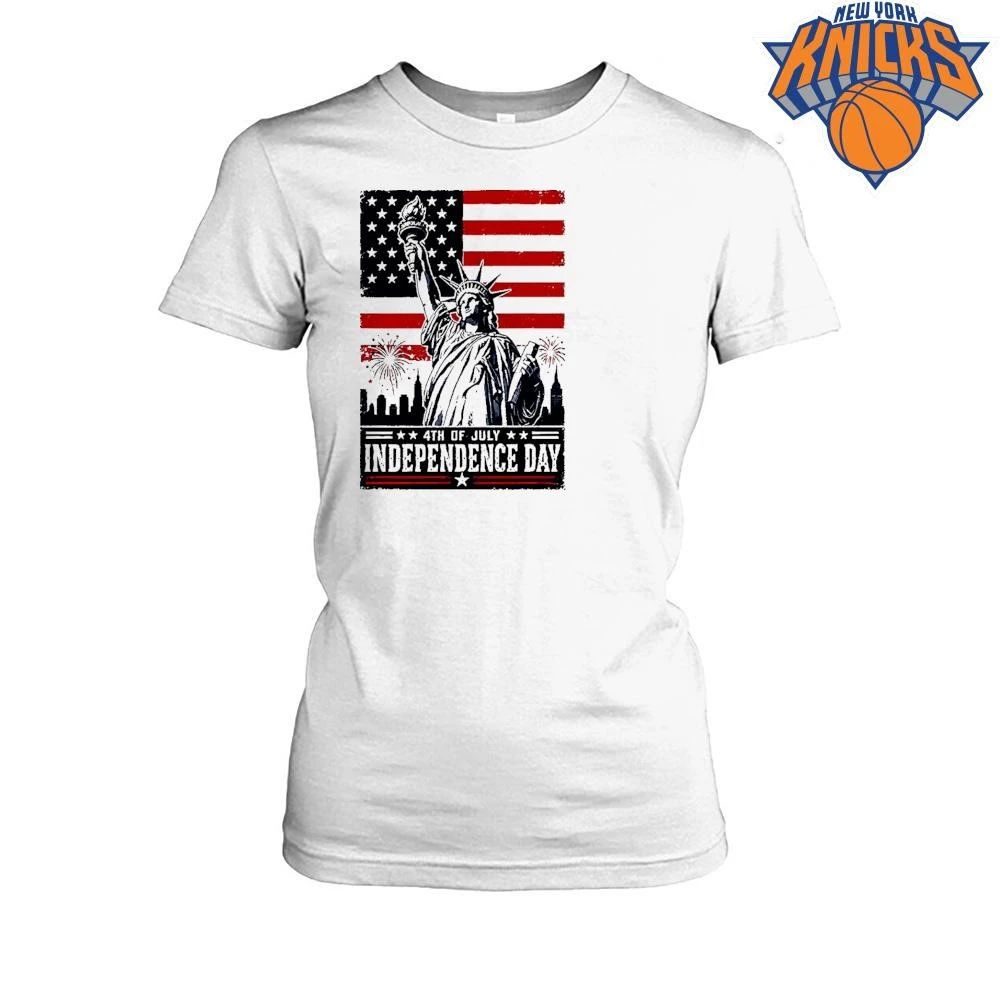 Statue Of Liberty 4th Of July Independence Day Fireworks City Skyline shirt