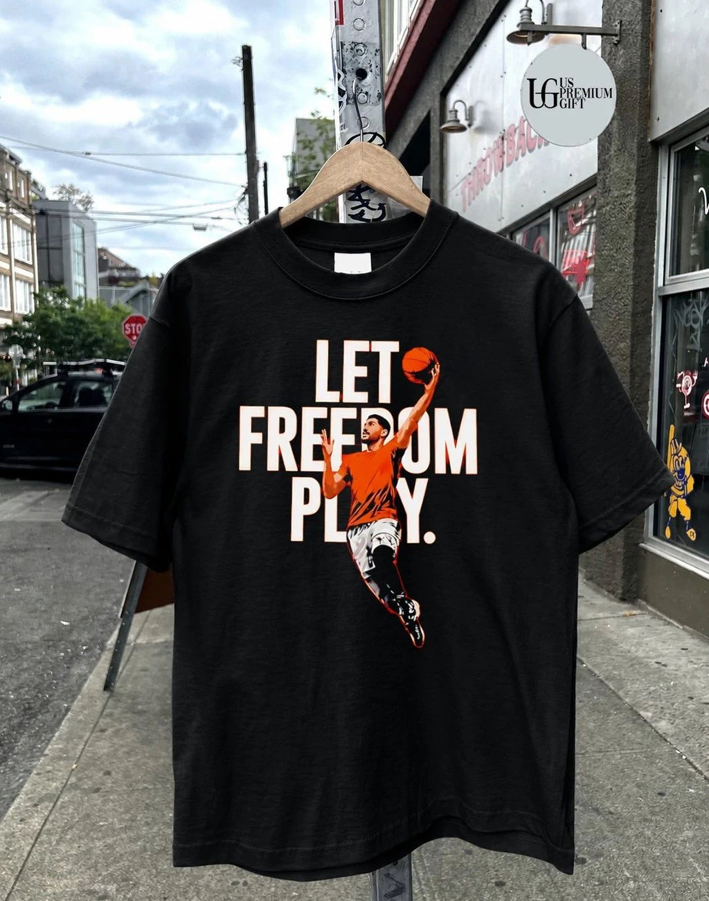 Enes Kanter Let Freedom Play NBA shirt