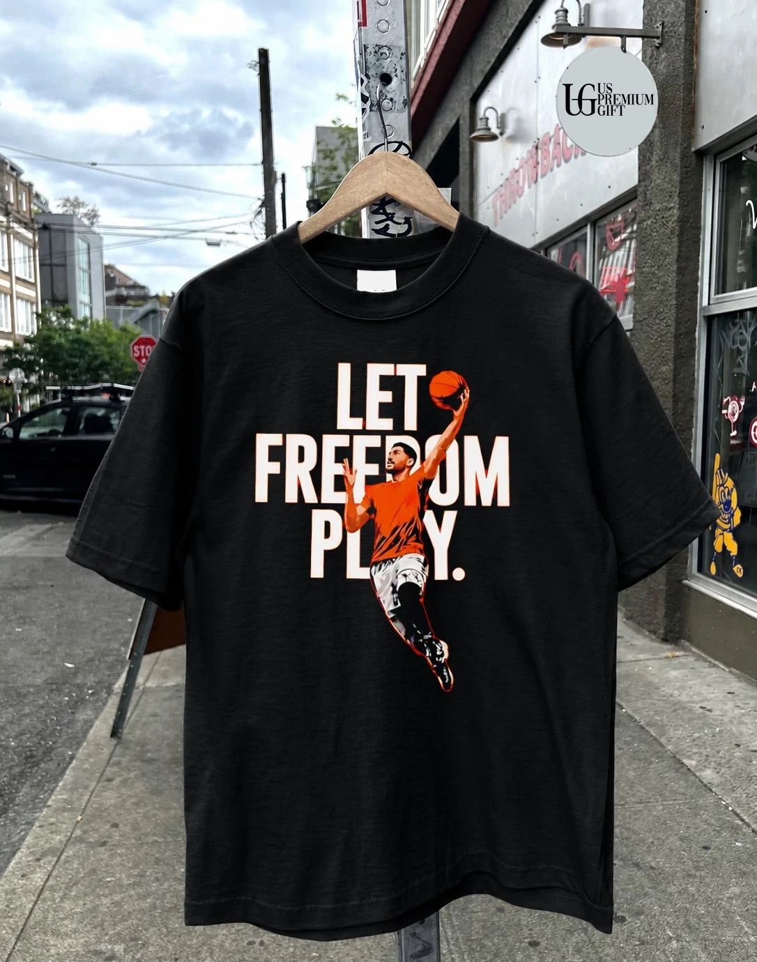 Enes Kanter Let Freedom Play NBA shirt
