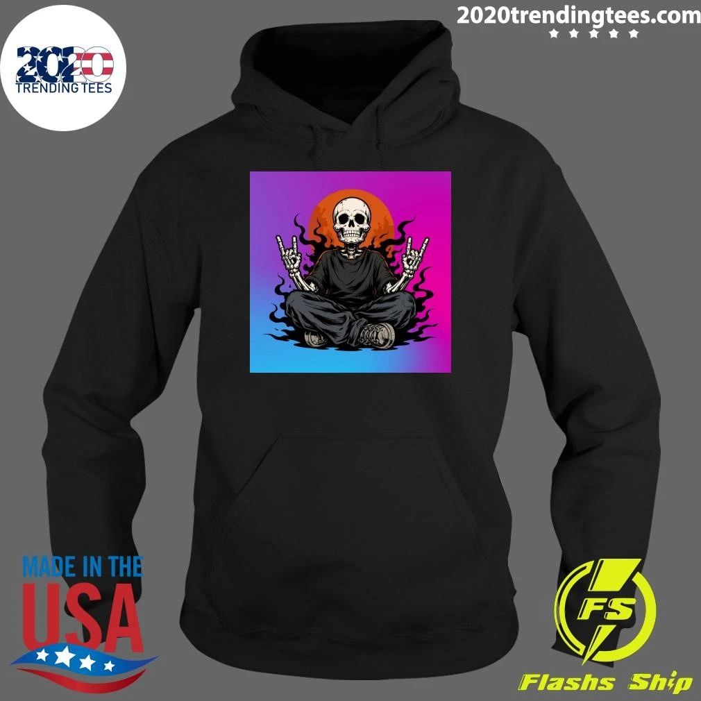 Rock Hand Skeleton Shirt