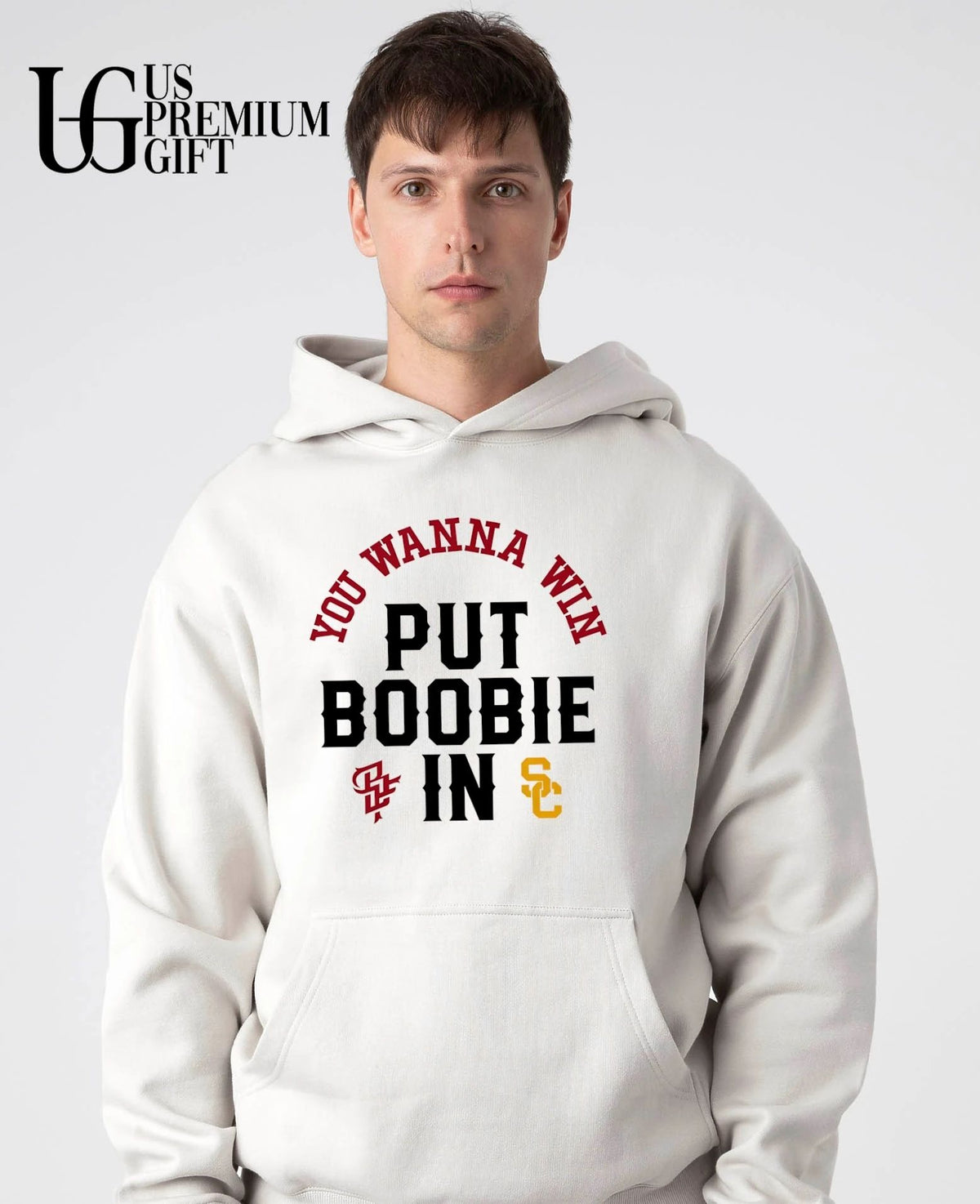 Boobie Feaster Put Boobie In you wanna win shirt