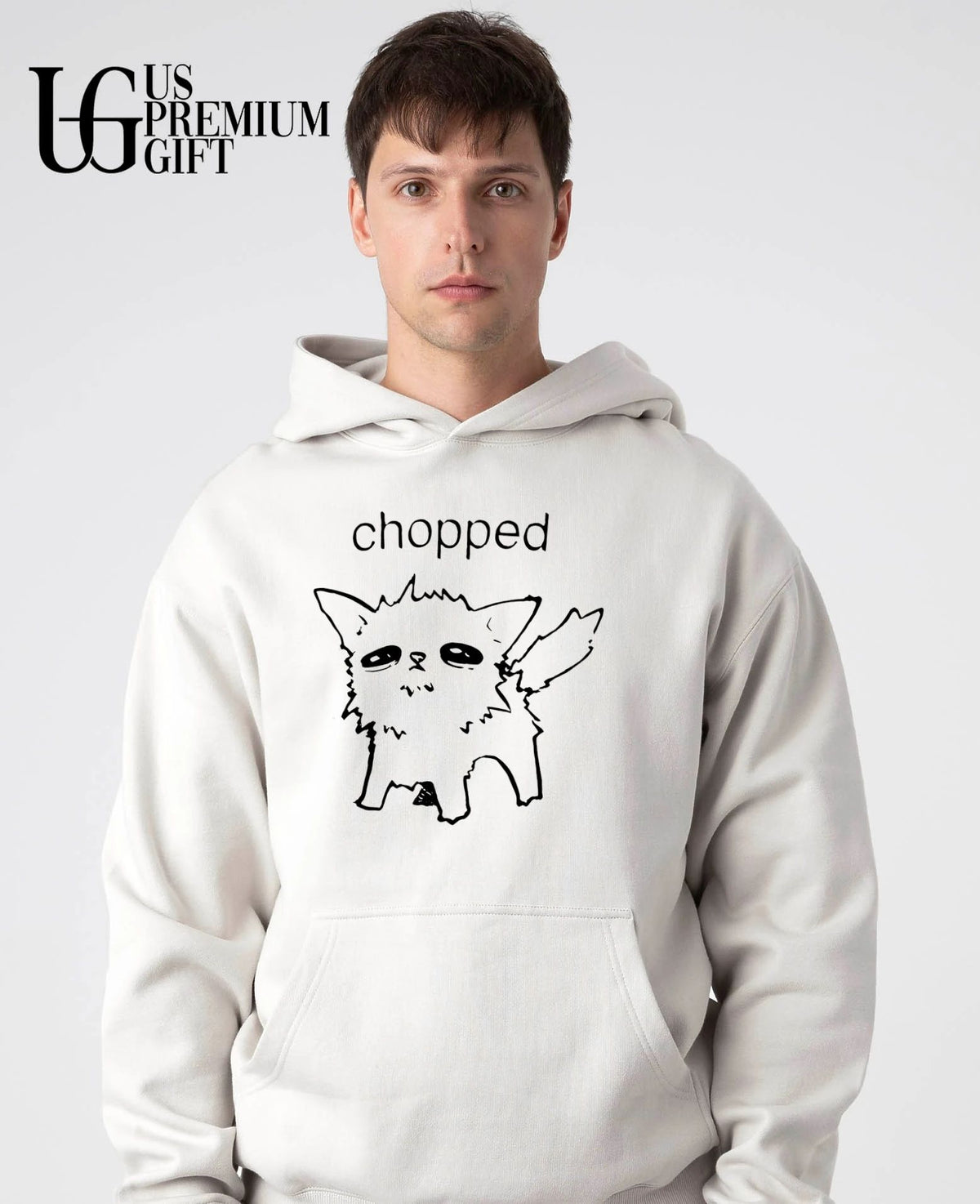 Chopped Cat drawing shirt