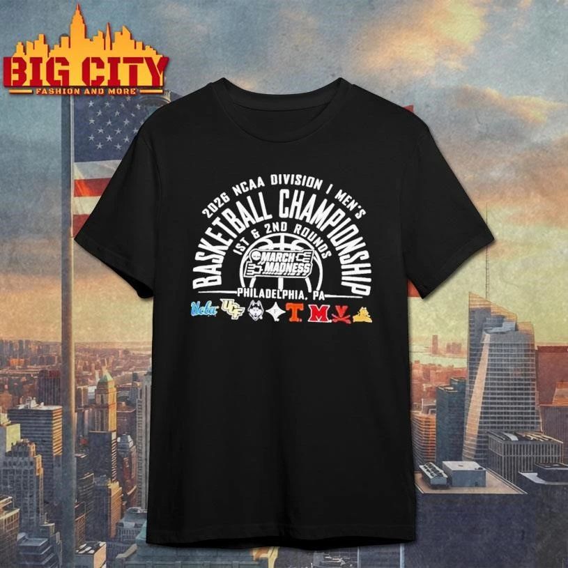 NCAA Men’s Basketball 2026 March Madness Philadelphia, PA College Shirt