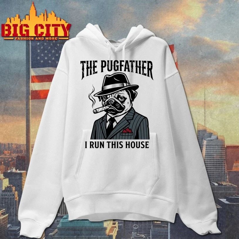 The Pugfather I run this house T-shirt