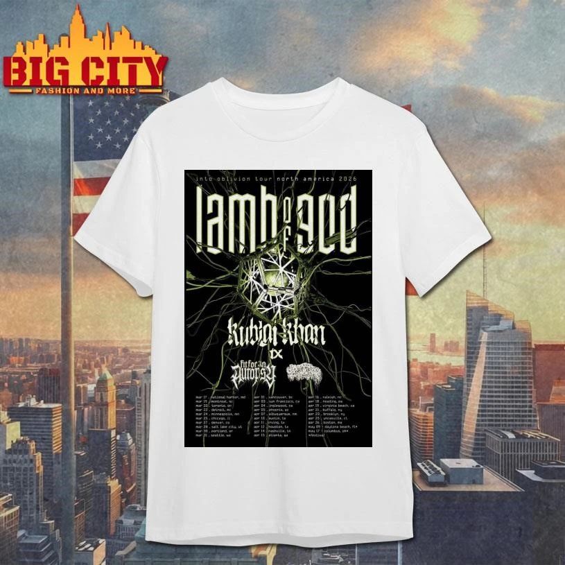 Sanguisugabogg Into Oblivion Tour North America 2026 Poster Shirt