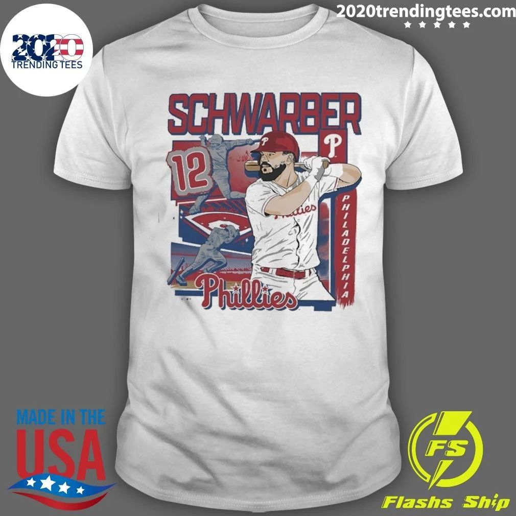 Philadelphia Phillies Kyle Schwarber Player Collage Shirt