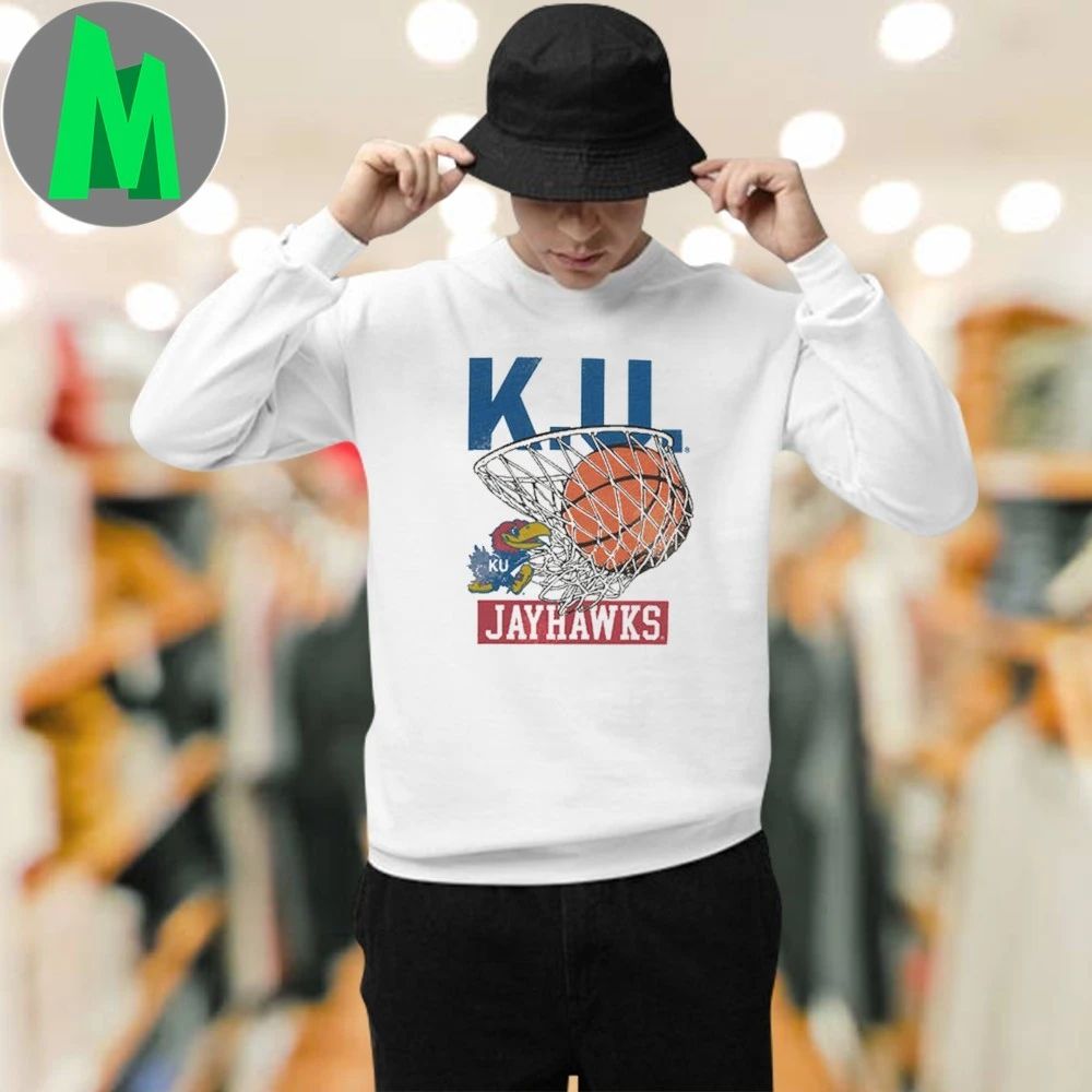 Kansas Jayhawks Basketball Hoops Heritage Shirt