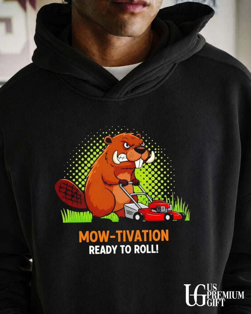 Beaver Mowing Lawn Mow-Tivation Ready To Roll shirt