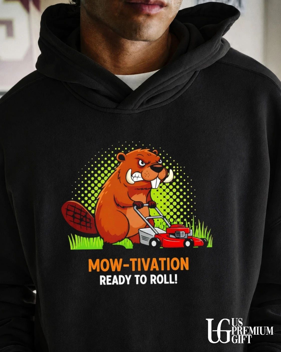 Beaver Mowing Lawn Mow-Tivation Ready To Roll shirt