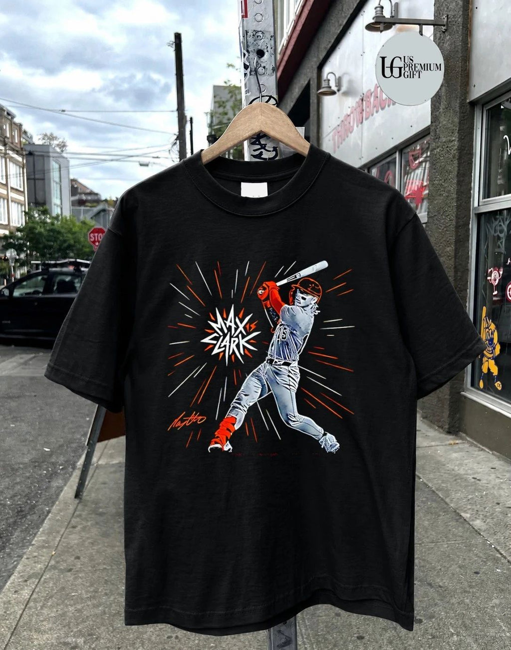 Max Clark Spark Detroit Tigers baseball signature shirt