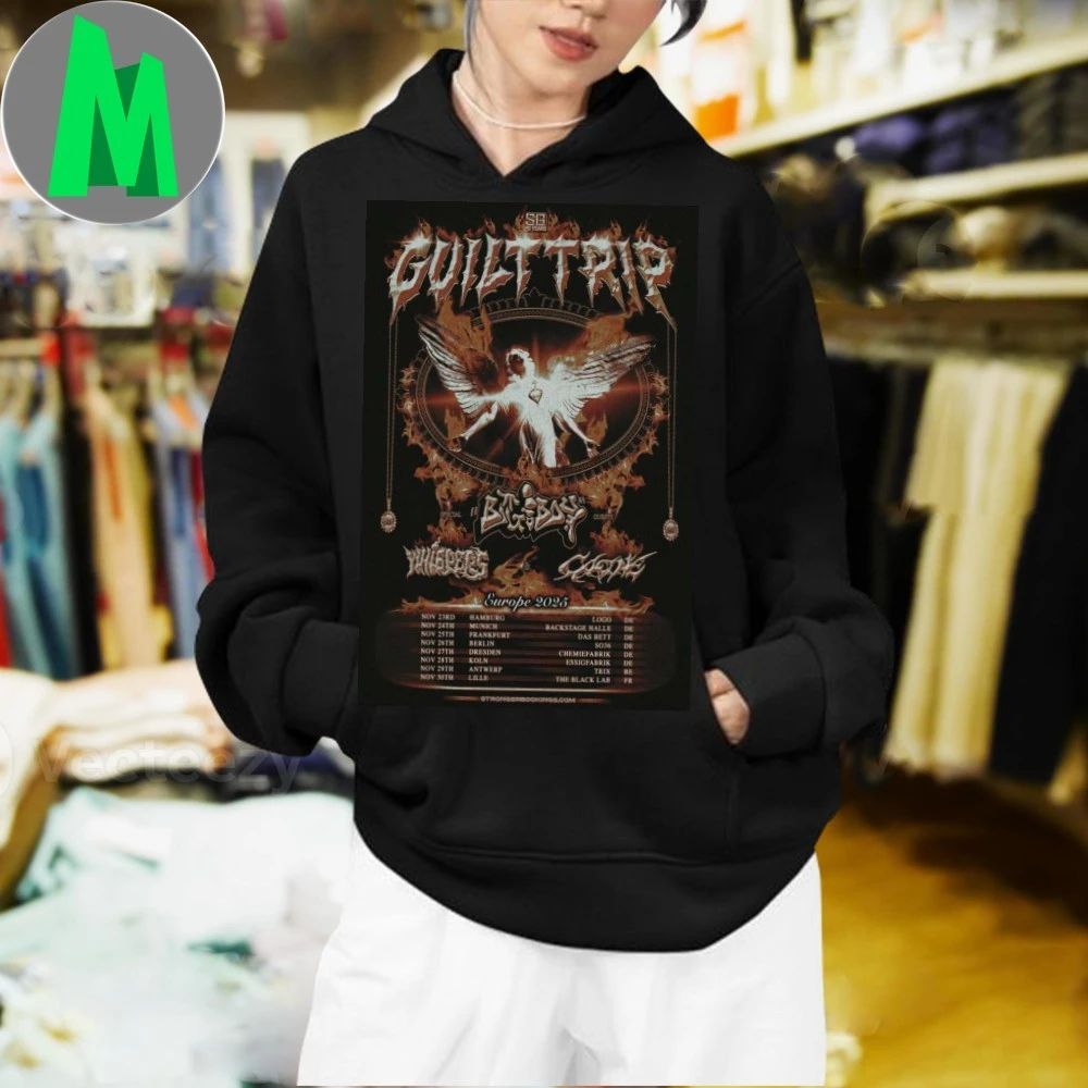 Guilt Trip Europe 2025 Tour Poster Shirt