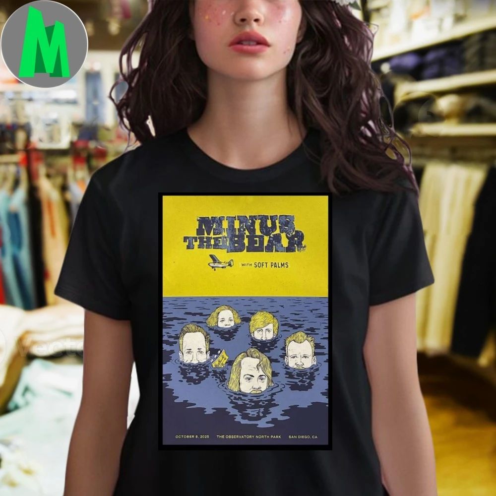 Minus The Bear The Observatory North Park San Diego CA Poster Shirt