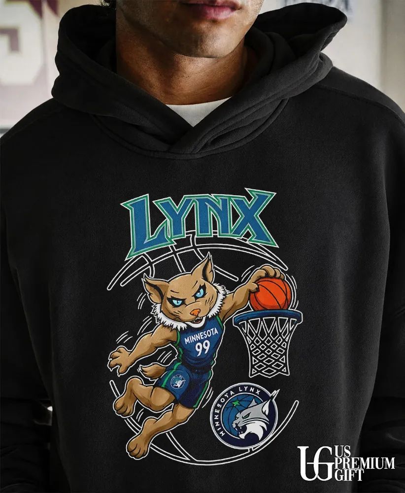 Minnesota Lynx Basketball mascot Slam Dunk Graphic 2026 shirt