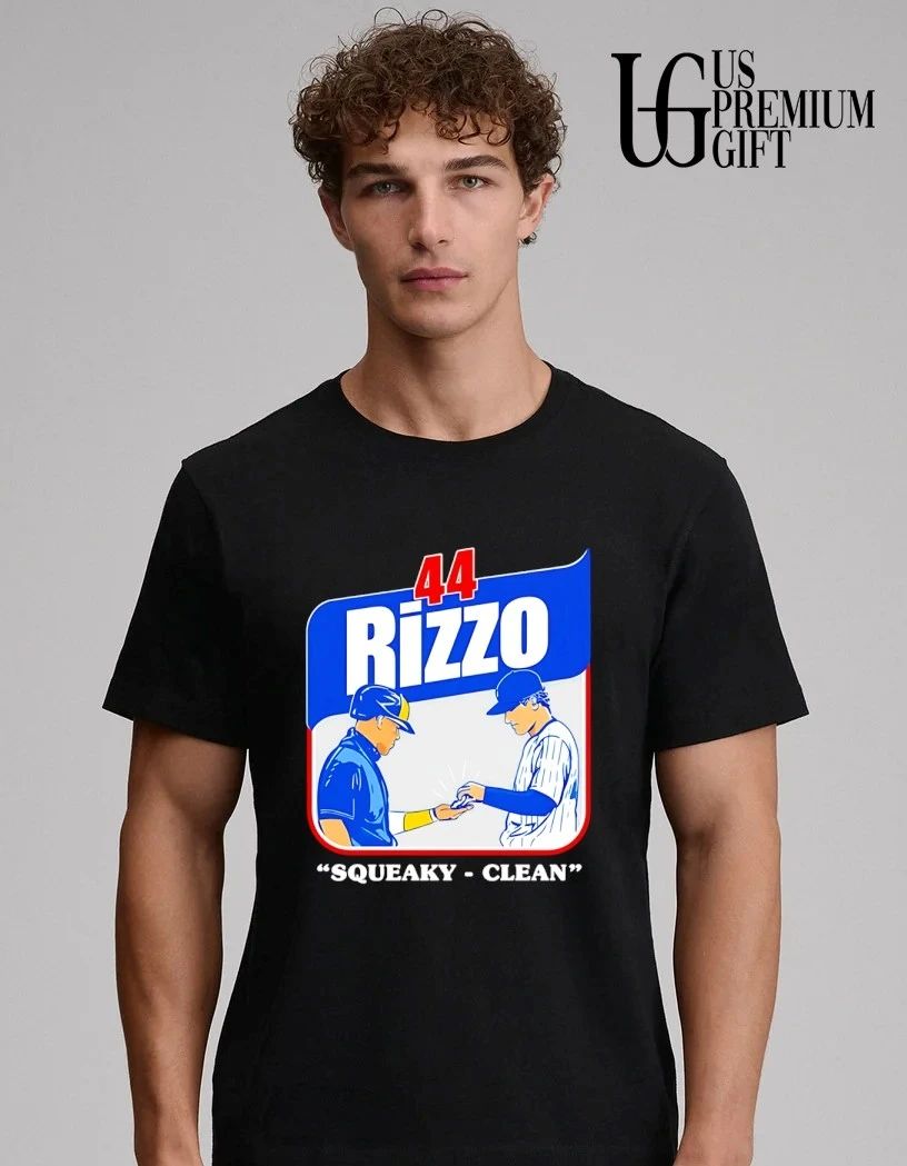 Anthony Rizzo 44 Squeaky Clean Chicago Cubs baseball shirt