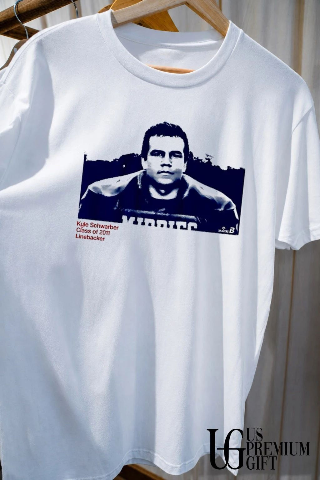 Linebacker Class of 2011 Kyle Schwarber Philadelphia Phillies football vintage shirt