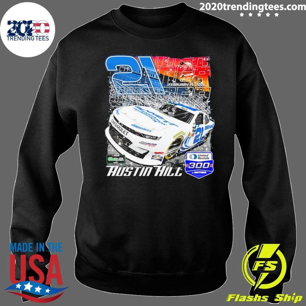 Austin Hill Richard Childress Racing Team Collection 2026 United Rentals 300 O’Reilly Auto Parts Series Race Winner Shirt
