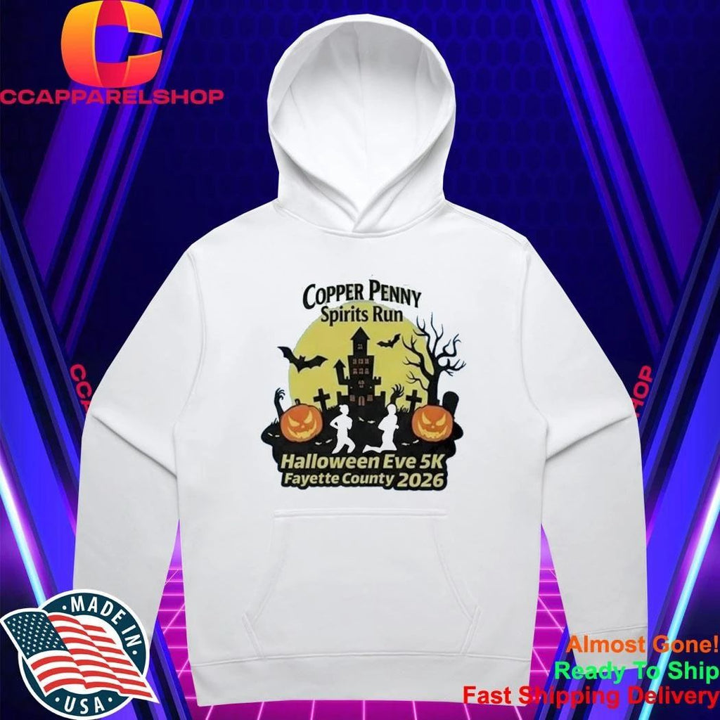 Copper Penny Spirits Run Halloween Eve 5k Fayette Country 2026 Shirt