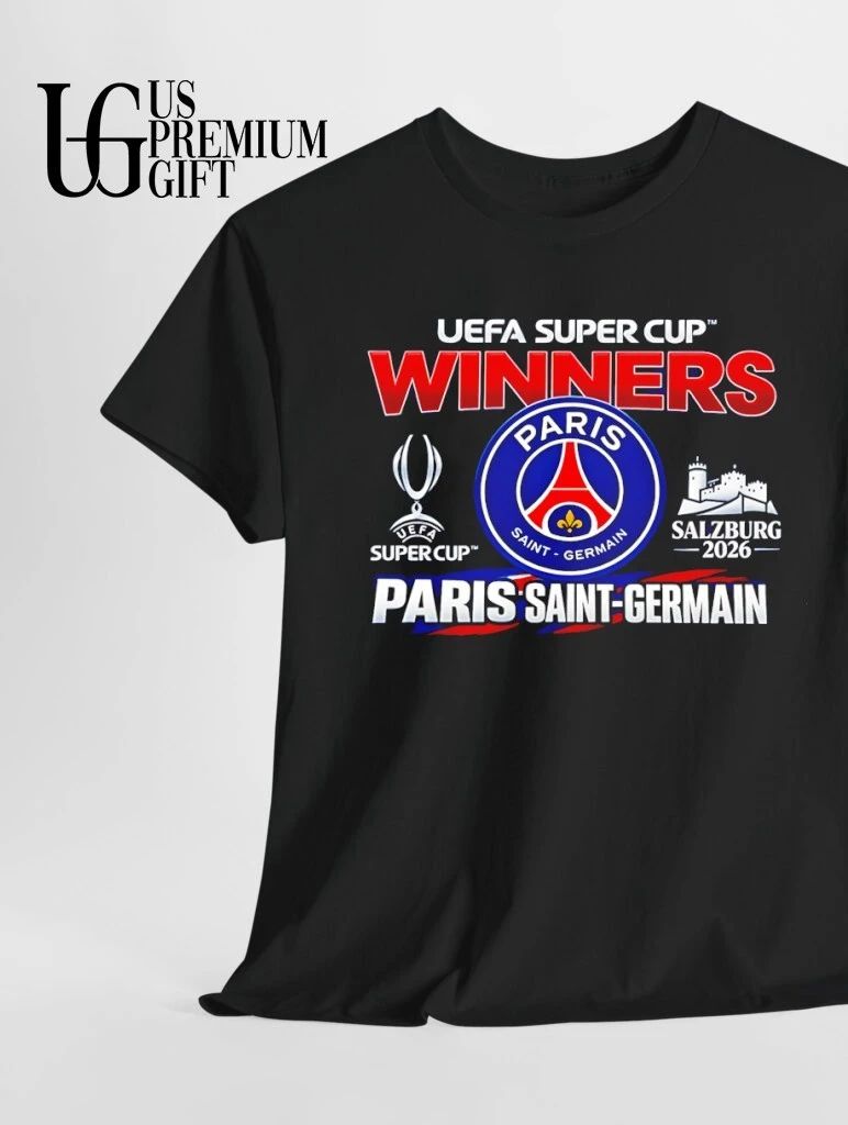 UEFA Super Cup Winners Paris Saint-Germain Salzburg 2026 shirt